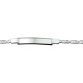 Zilveren armband plaatje 18cm 1005631