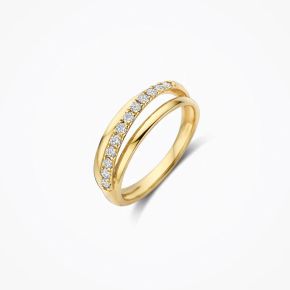 Blush gouden ring LG 0.31crt LG1056Y/54