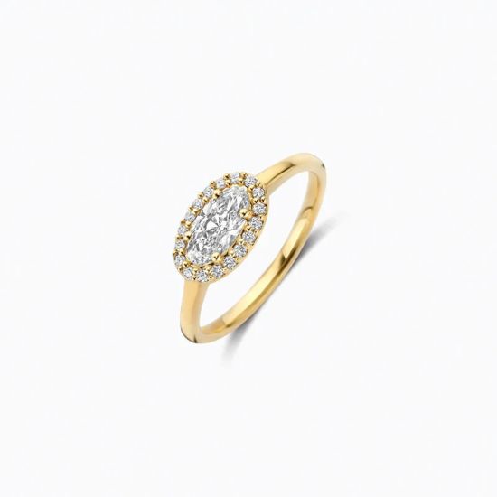 Blush gouden ring LG 0.65crt LG1052Y/54