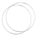 Zilveren oorringen 85mmx1,5mm 1015577