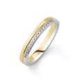 Yara gouden ring LG 15/0.06crt mt 54 268R.4008.006