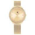 TH horloge dames staal/geel TH1782699