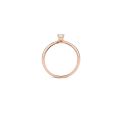 Roodgouden ring zirkonia mt54 1132RZI