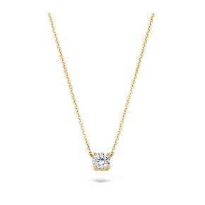 Gouden collier zirkona 3049YZI