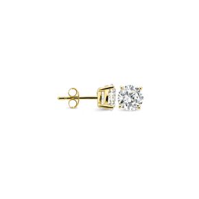 Blush gouden oorsteker zirkonia 7014YZI