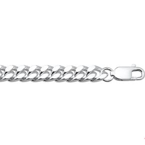 Zilveren collier gourmet 7.5mm 50cm 1001812