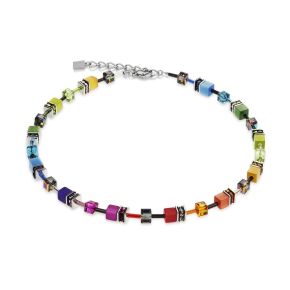 CdL collier multi color staal 2838/10-1520