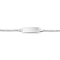 Zilveren plaat armband 9-11cm 1005623