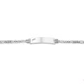 Zilveren plaat armband 11-13cm 1005650