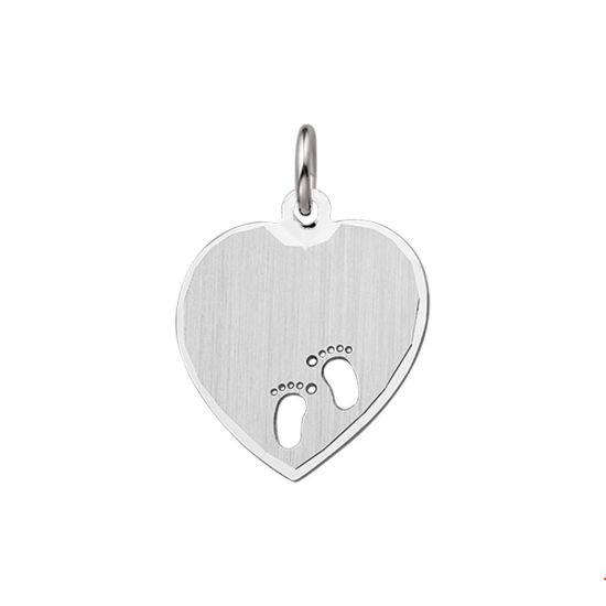 Zilveren hanger hartje 1016841