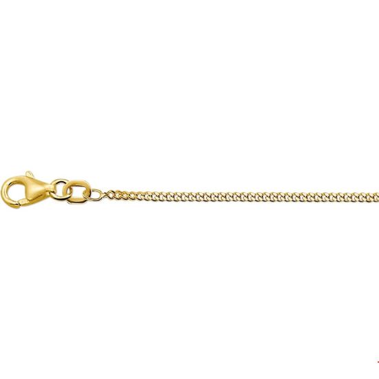 Gouden collier gourmet 42cm 