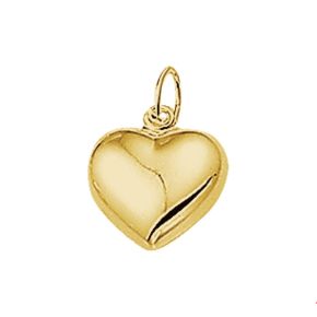 Gouden hanger hart bol 10,5mm 4005725