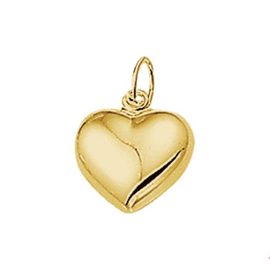 Gouden hanger hart bol 10,5mm 4005725