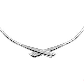 Collier met tussenstuk zirk 42-46