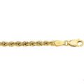 Gouden armband koord 19cm