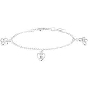 Zilveren bedel armband 13-15 1019506