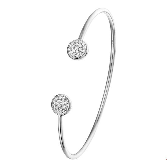 Zilveren bangle zirk 60mm 1325808
