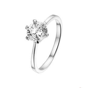 RING ZILVER MET ZIRKONIA