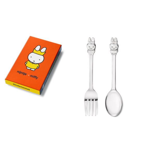 Zilverstad kinderbestek 2-delig ''Koningin Nijntje'' 6832990