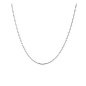 Zilveren slang collier 1.2mm 42cm 1300886
