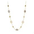 Gouden collier ruthielkwarts 42-45cm 4021004
