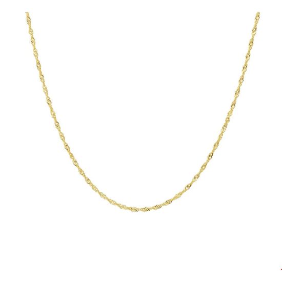 Gouden collier singapore 1,2mm 42cm 4020489