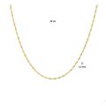 Gouden collier singapore 1,2mm 42cm 4020489
