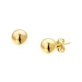 Gouden oorstekers bol 6mm 4008752