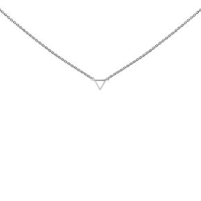 HEART TO GET N248STR15S KETTING ZILVERKLEURIG KLEIN DRIEHOEK