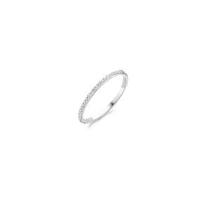 Witgouden ring zirkonia 1201WZI/52