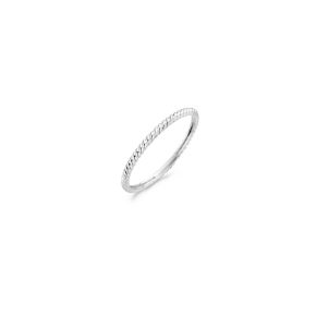 Witgouden ring gedraaid 1196WGO/54