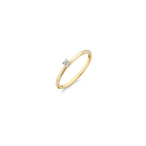 Gouden ring  zirkonia 1200YZI/54