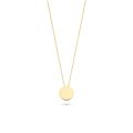 Gouden collier plaatje 3080YGO