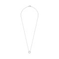 Witgouden collier cirkel zirkonia 3065WZI