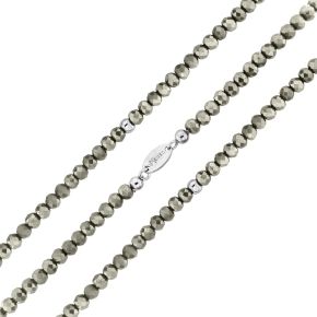 Crystal armband milky grey 270214