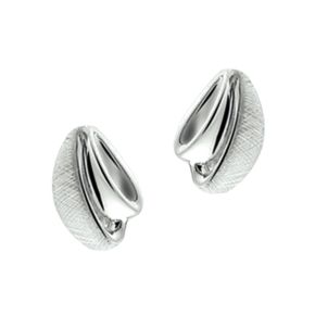Zilveren oorstekers mat/glans 1327273