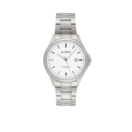OLYMPIC OL72HSS239 BALTIMORE HORLOGE - STAAL - ZILVERKLEURIG - 40MM