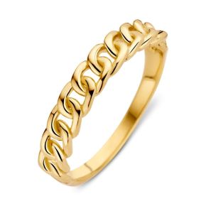 Gouden ring gourmet schakel RM106715-56