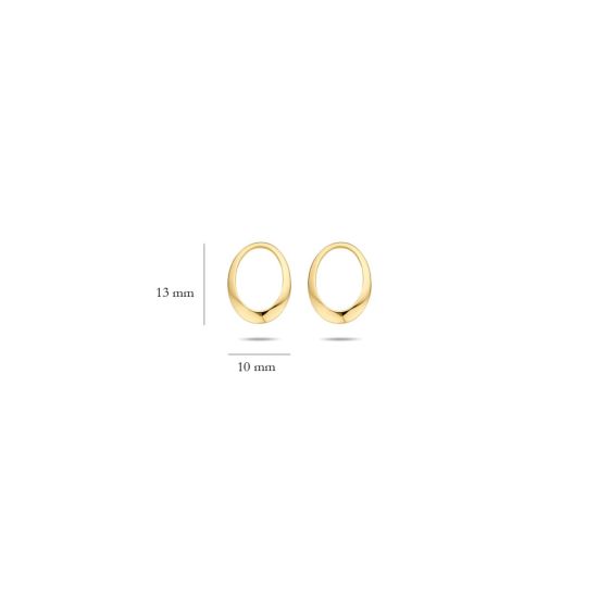 Blush gouden oorbelbedels 9050YGO