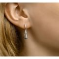 Zilveren oorhangers met zirkonia 26mm 1332827