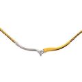 Gouden collier bicolor 0.07H/SI 701180007