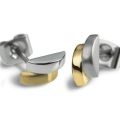 Boccia - Oorknoppen - Titanium bicolor 0552-03