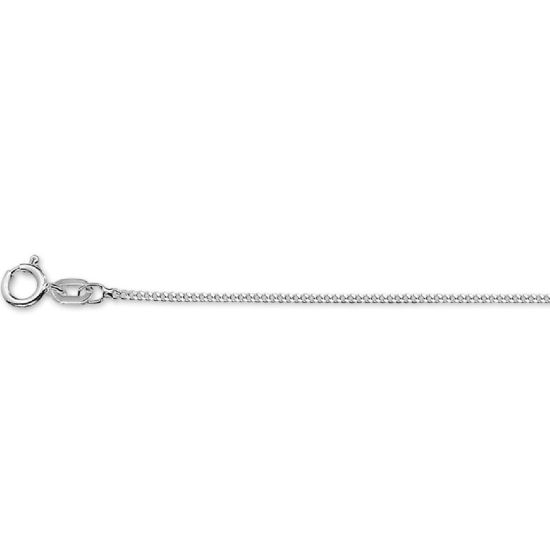 Zilveren collier gourmet 45cm 1mm