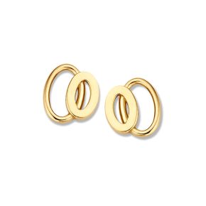 Gouden oorstekers OE106941 