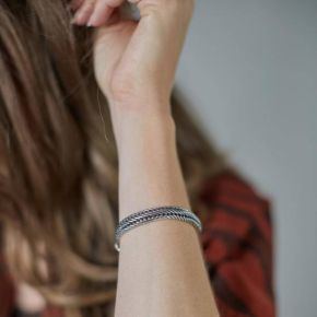 Zilveren armband weave 743/19
