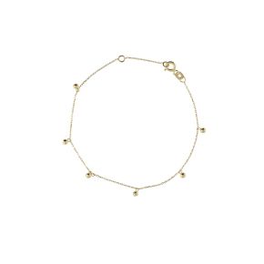 Gouden armband bolletjes JKB20057