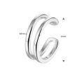 ZIlveren earcuff 