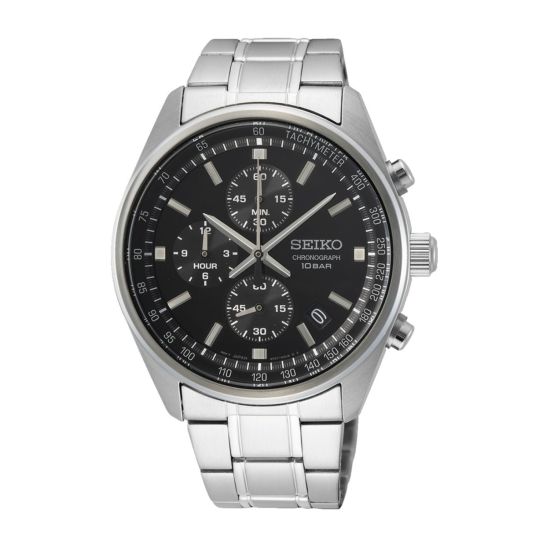 Seiko horloge heren staal chronograaf SSB379P1