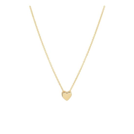 Gouden collier hartje 41-43-45cm 4022568