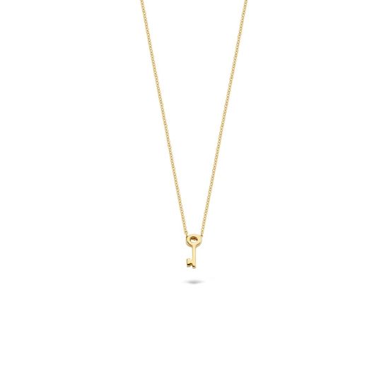 Gouden collier sleutel 3092YGO